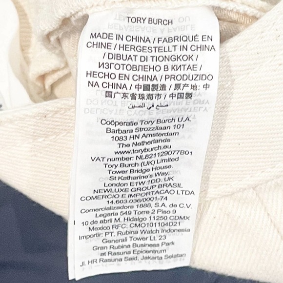 Tory Burch Button Detail Cropped Wide Leg Sailor Pants Size 6 NWOT - Picture 11 of 11